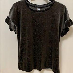Sparkly gray top